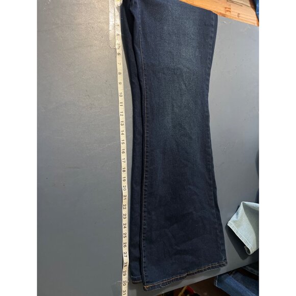 No Boundaries  Flared Denim Jeans Womens Size 17 Stretch Cogirl Western Rodeo ar - Picture 5 of 11